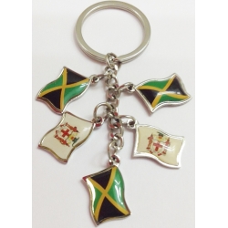 Jamaica flag Keychain