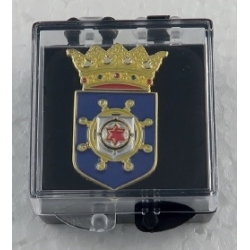 Pin with the coat of arms of Bonaire