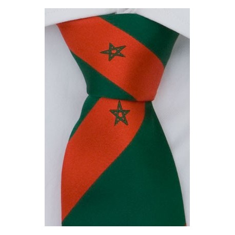Moroccan tie green